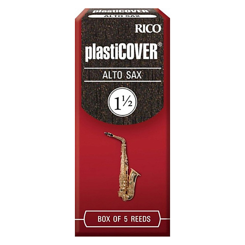 Трости для альт саксофона Rico Plasticover №1,5 (5 шт)