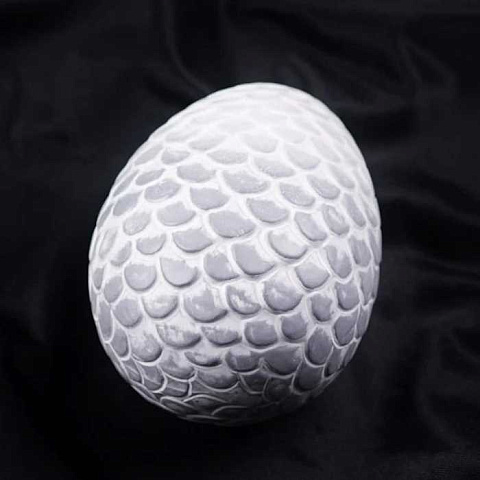 Окарина-бас STL Dragon Egg 4 отверстия, керамическая, белая