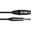 Микрофонный кабель Leem MHI-5, джек (моно) 6.3 мм - XLR (гнездо), 5 м