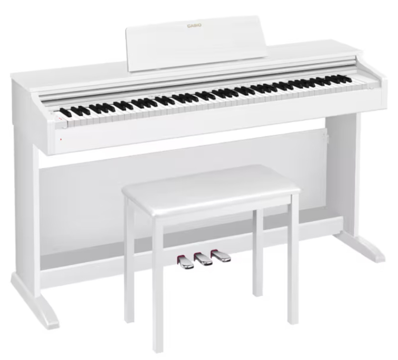 Цифровое пианино Casio Celviano AP-270WE белое, с банкеткой