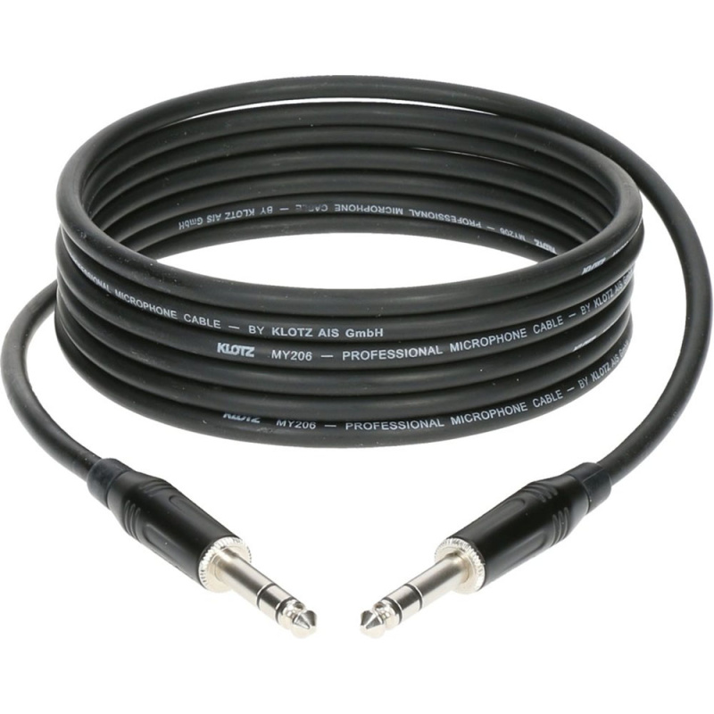 Коммутационный кабель Klotz B4PP1A0300, джек 6.35 - джек 6.35, 3 м