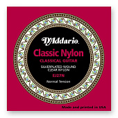 Струны для классической гитары D'Addario Student Nylon EJ27N Normal 3/4 (6 шт)
