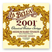 Струны для классической гитары La Bella 2001 Concert Medium Hard (6 шт)