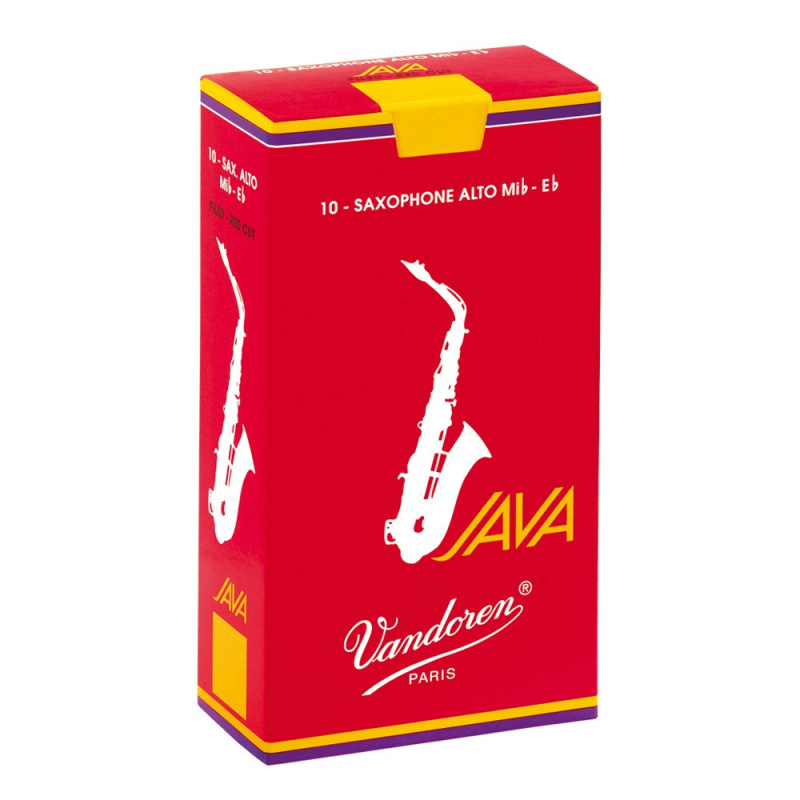 Трости для альт саксофона Vandoren Java Red Cut filed №4 (10 шт)