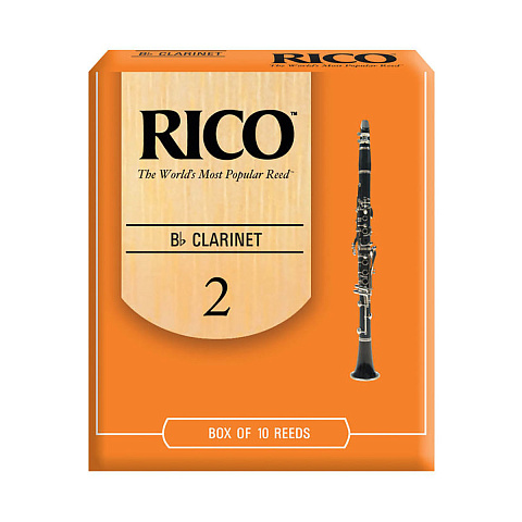 Трости для кларнета Rico №2 Bb (10 шт)