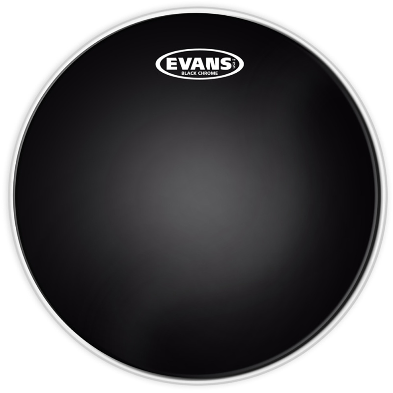 Пластик для том барабана Evans Black Chrome 12"