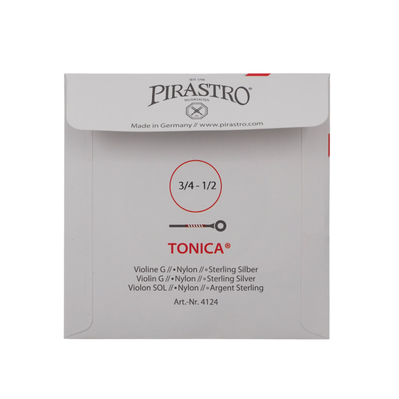 Струна для скрипки Pirastro Tonica 412441 Соль (G) 3/4-1/2