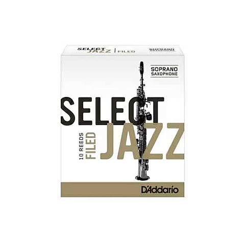 Трости для сопрано саксофона Rico Select Jazz filed №3H (10 шт)