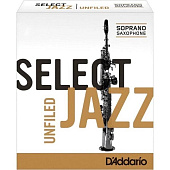 Трость для сопрано саксофона Rico Select Jazz unfiled №4H