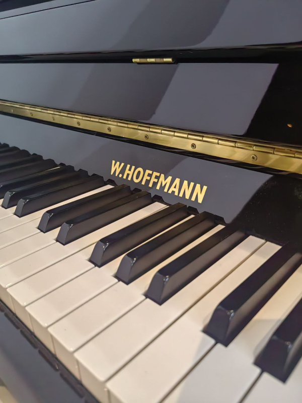 Пианино W. Hoffmann Vision V 112 2018 г.(BU) черное, полированное