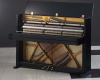 Пианино W. Hoffmann Vision V 112 2012 г.(BU) черное, полированное