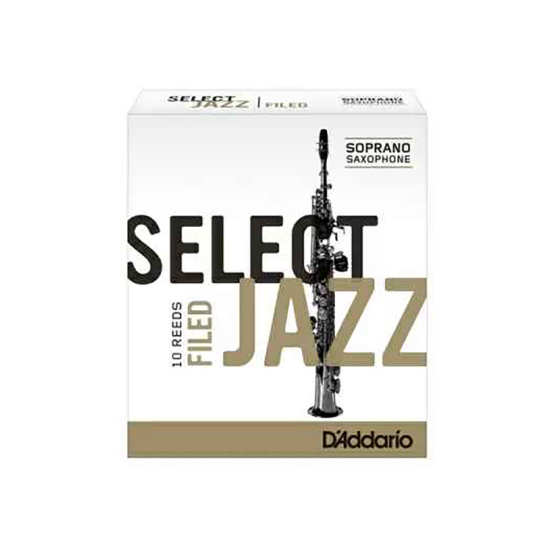 Трости для сопрано саксофона Rico Select Jazz filed №2H (10 шт)