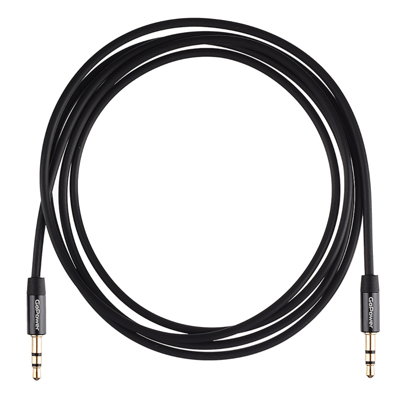 Кабель AUX GoPower 3.5мм (m)- 3.5мм (m), 1.5 м