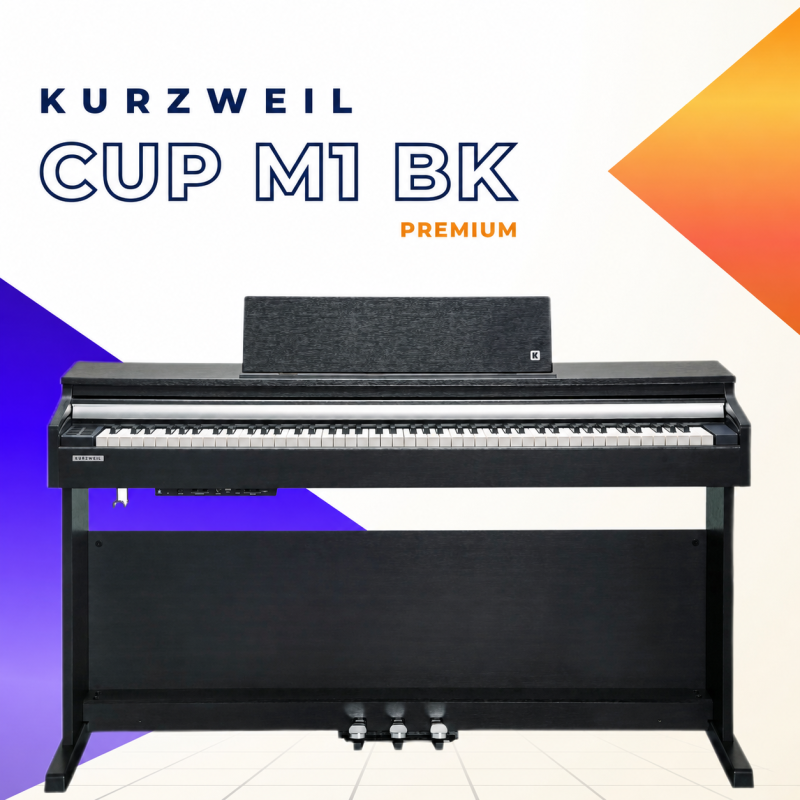 Цифровое пианино Kurzweil CUP M1 черное, с банкеткой