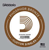 Струна для акустической гитары D'Addario Phosphor Bronze PB027