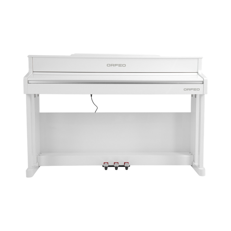Цифровое пианино Orfeo E-12 белое, полированное, с наушниками