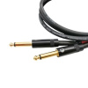 Аудио кабель ZZcable E57-2RCA-2J-0200-0, 2X RCA - 2X Jack, 2 м