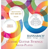 Струны для классической гитары Hannabach Silver Plated 600 HT High (6 шт)