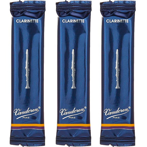Трости для кларнета Vandoren Traditional №2 Bb (3 шт)
