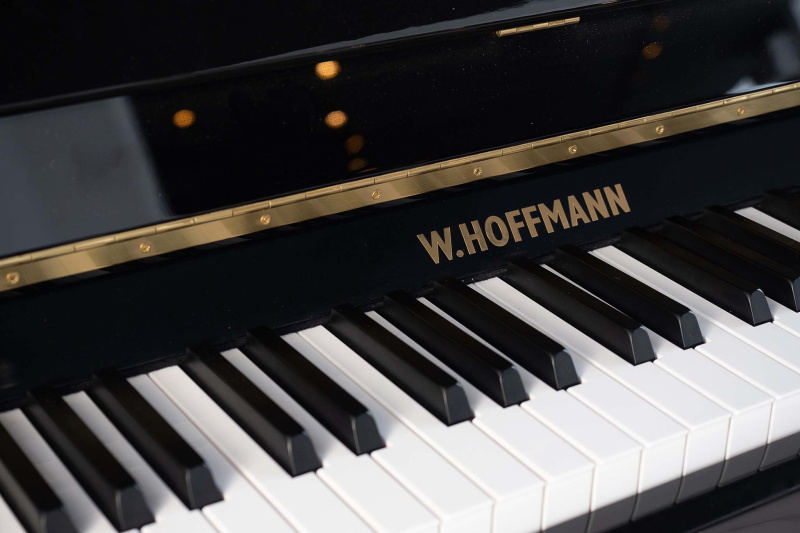 Пианино W. Hoffmann Vision V 112 2018 г.(BU) черное, полированное