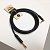 Инструментальный кабель Shnoor Bassist-IL, SP2-G-B 1/4" прямой + SP2R-G-B угловой, моно, 3 м