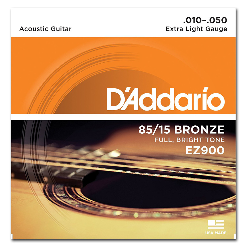Струны для акустической гитары D'Addario American Bronze EZ900 Extra Light (6 шт)