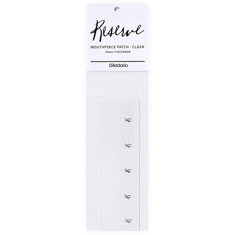 Накладки на мундштук Rico RMP01C прозрачные 0,35 мм (5 шт)