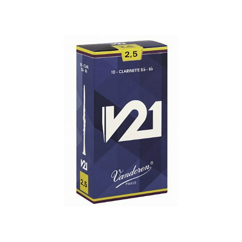 Трости для кларнета Vandoren V21 №2,5 Bb (10 шт)