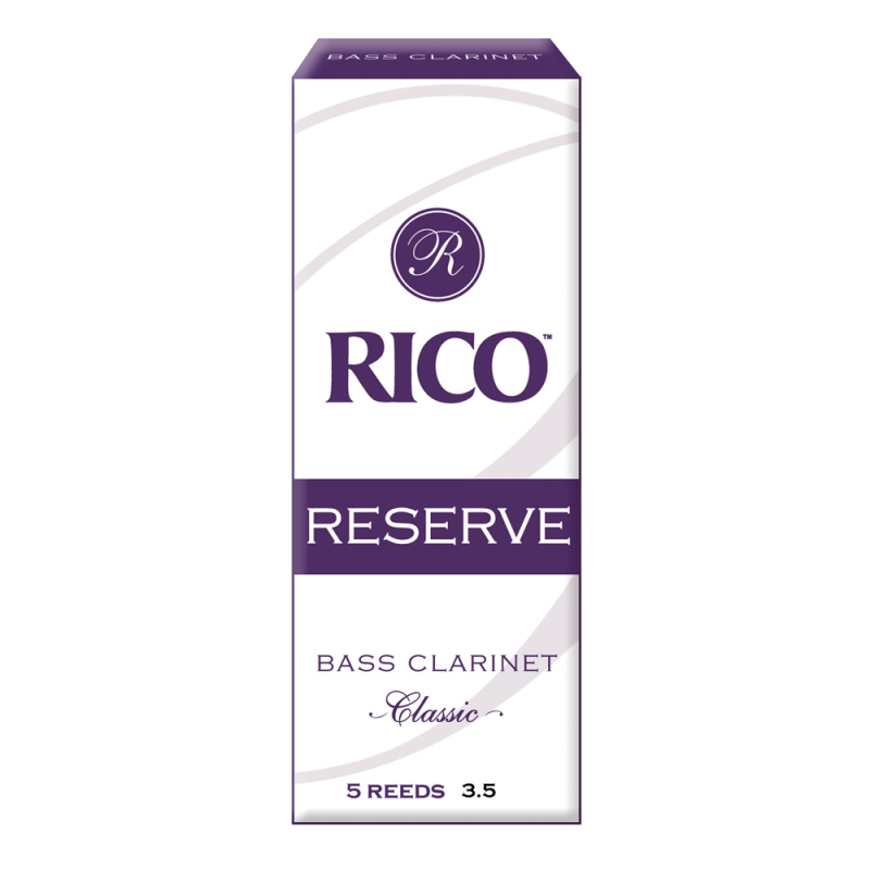 Трости для бас-кларнета Rico Reserve №3,5 (5 шт)