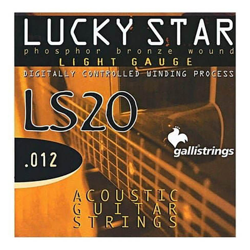 Струны для акустической гитары Galli Lucky Star LS1254 Light (6 шт)