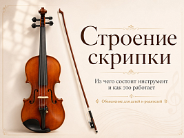 Строение скрипки: из чего состоит инструмент и как это работает (объяснение для детей и родителей)