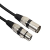 Микрофонный кабель Invotone ACM1102 BK, XLR (штекер) - XLR (гнездо), 2 м