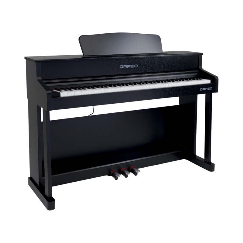 Цифровое пианино Orfeo E-12 черное, с наушниками