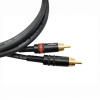 Аудио кабель ZZcable E57-2RCA-2J-0200-0, 2X RCA - 2X Jack, 2 м