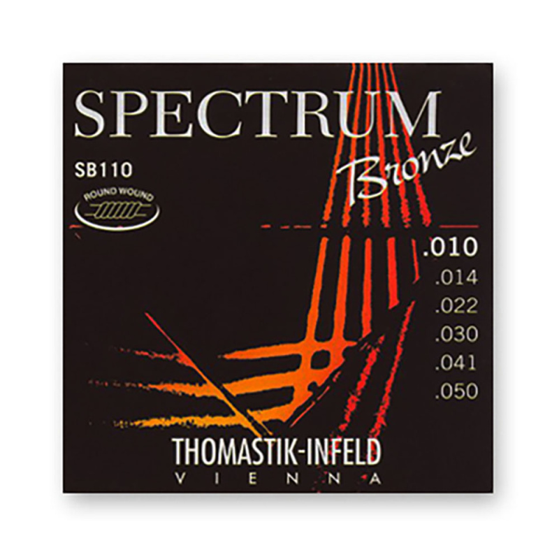 Струны для акустической гитары Thomastik Spectrum Bronze SB110 Extra Light (6 шт)