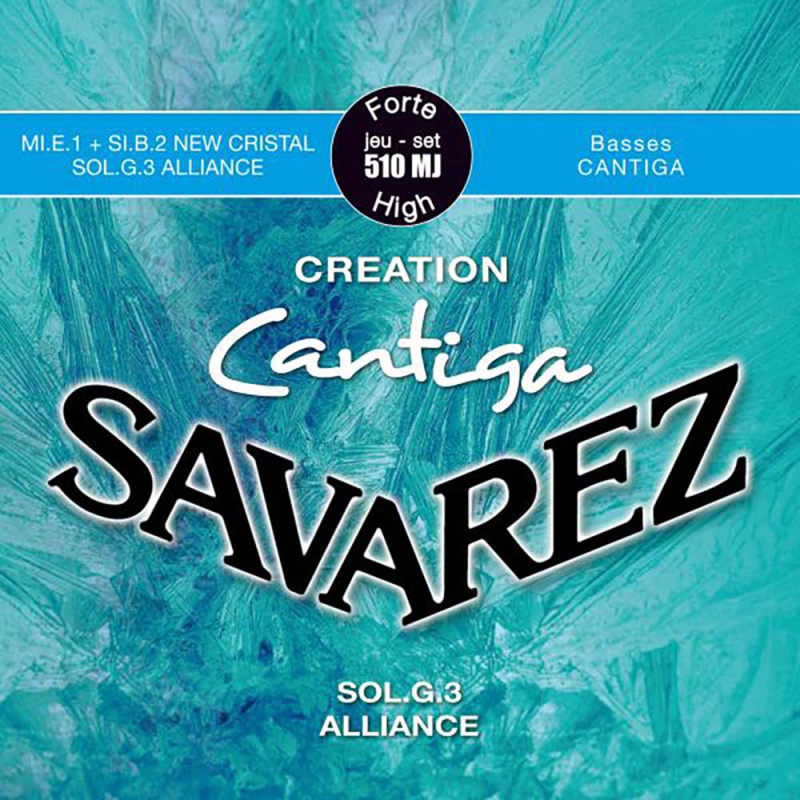 Струны для классической гитары Savarez Creation Cantiga 510 MJ High (6 шт)