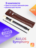 Блок-флейта Aulos Symphony 507B пластиковая, Фа-сопранино, барочная система