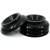 Комплект чашек для пианино Rin HY-PM013 деревянные, черные (4 шт)