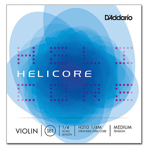Струны для скрипки D'Addario Helicore H310 1/4M (4 шт)