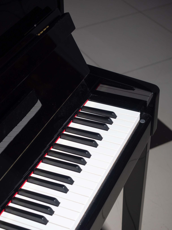 Пианино Petrof Higher P 125 M1 (BU) черное, полированное, система климат-контроля Dampp-Chaser