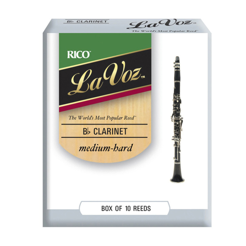 Трости для кларнета Rico La Voz Medium Hard Bb (10 шт)