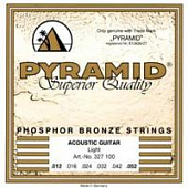 Струны для акустической гитары Pyramid Phosphor Bronze 327100, 12-52 (6шт)
