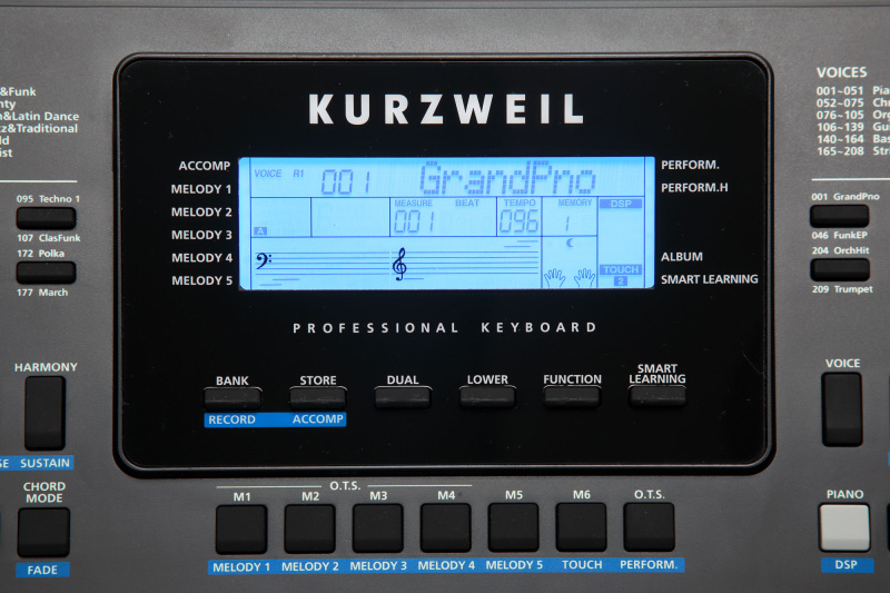 Синтезатор Kurzweil KP150, 61 клавиша