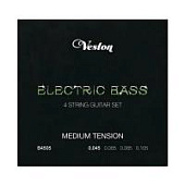 Струны для электро бас-гитары Veston B 4505 Medium (4 шт)