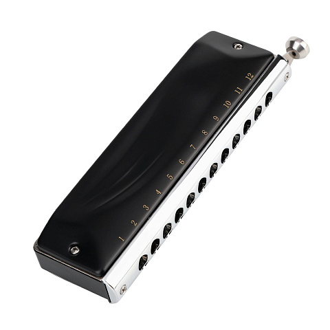 Губная гармоника JDR GM-0648 Pro Black До-мажор (C)