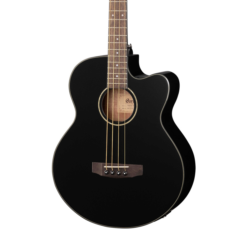 Бас-гитара электроакустическая Cort Acoustic Bass Series AB850F-BK-BAG