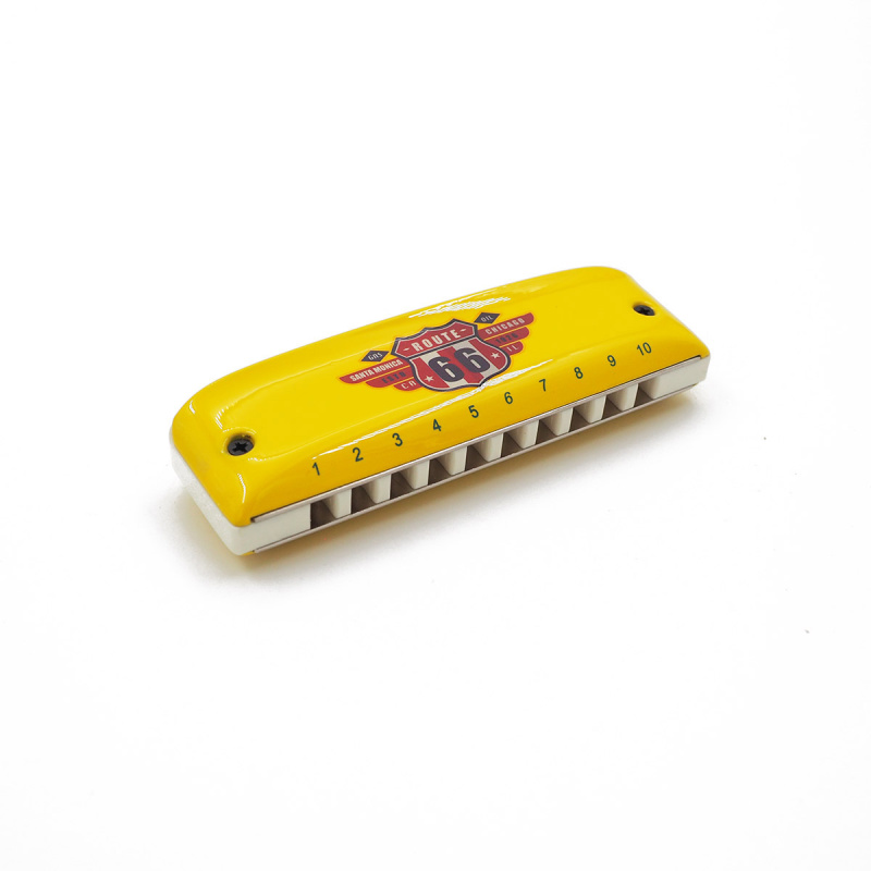 Губная гармоника Kongsheng Route 66 До-мажор (C) жёлтая