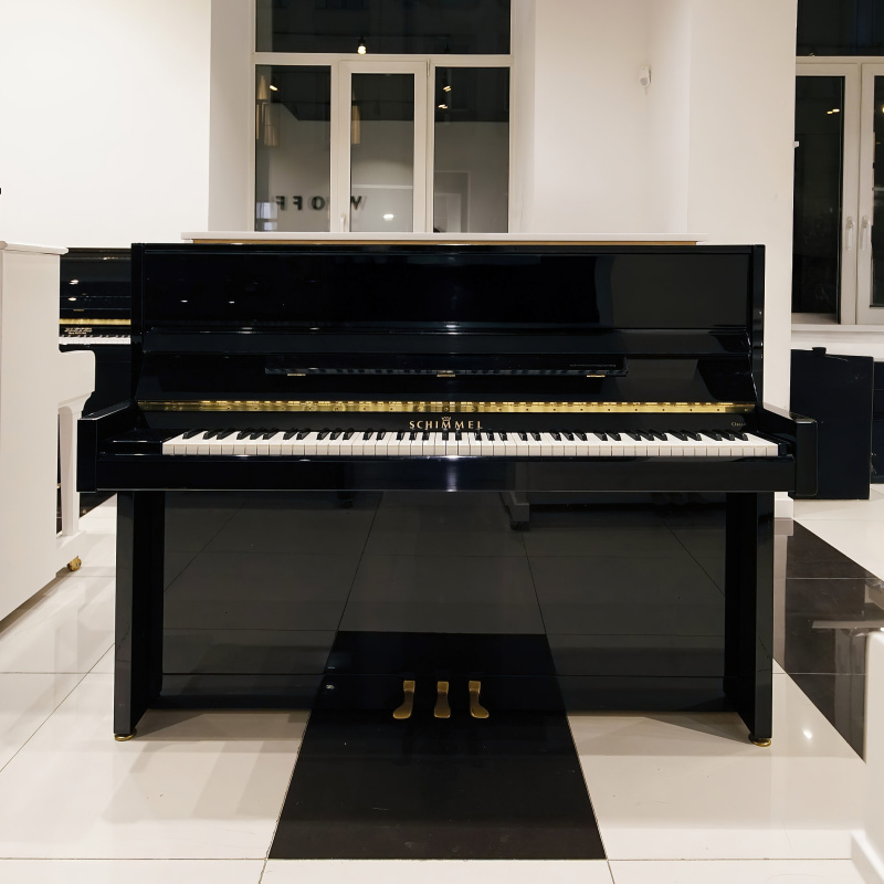 Пианино Schimmel C114 Modern Junior (BU) черное, полированное