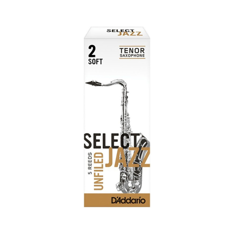 Трости для тенор саксофона Rico Select Jazz unfiled №2S (5 шт)