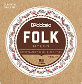 Струны для классической гитары D'Addario Folk EJ32 (6 шт)